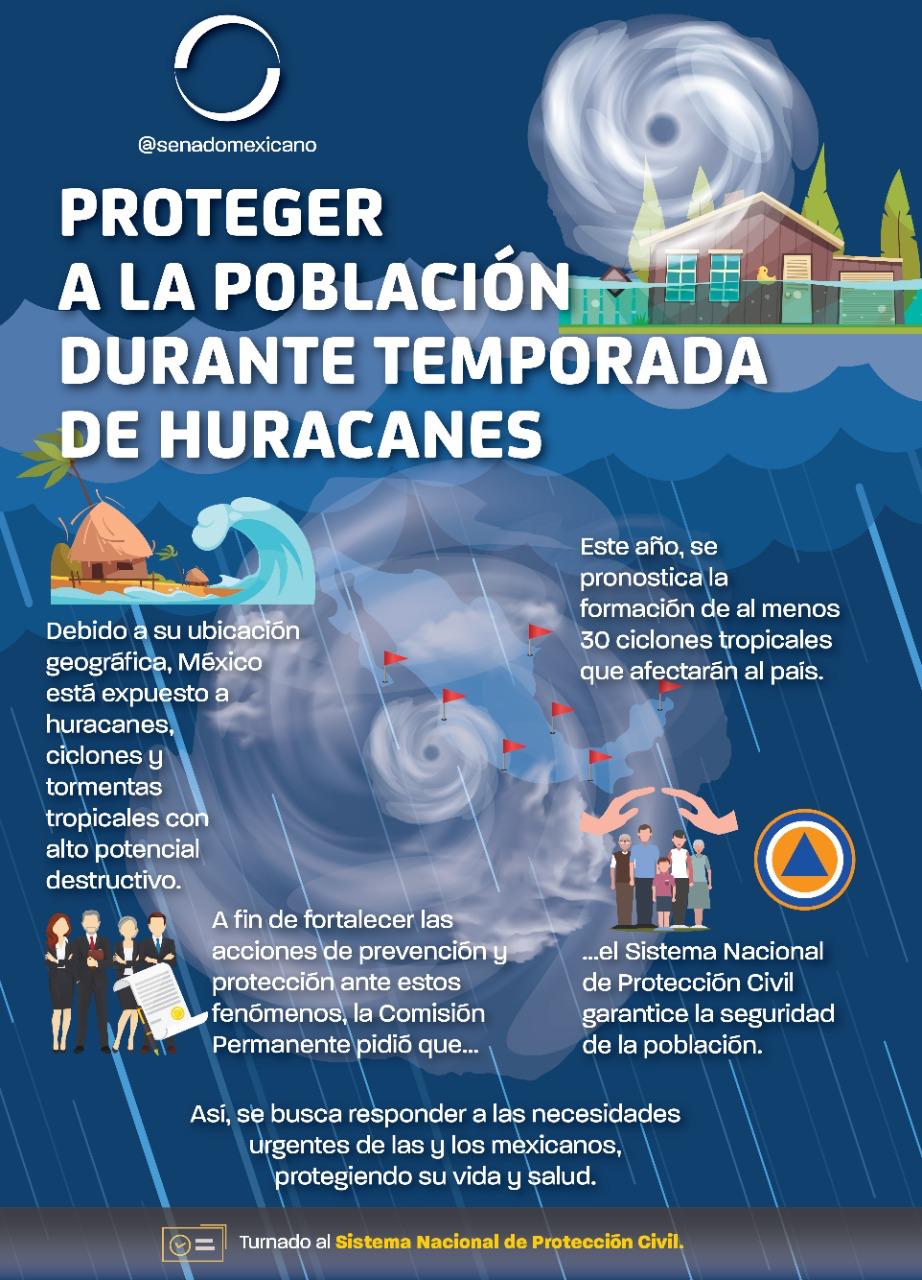 Proteger a la población durante temporada de huracanes