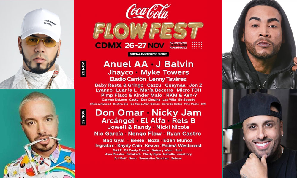 AEI Noticias Revelan cartel del Coca Cola Flow Fest 2022